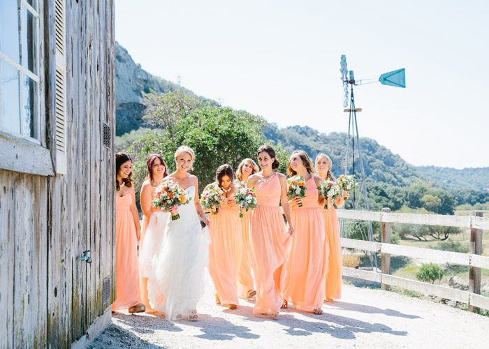 Bridal party on Coral.