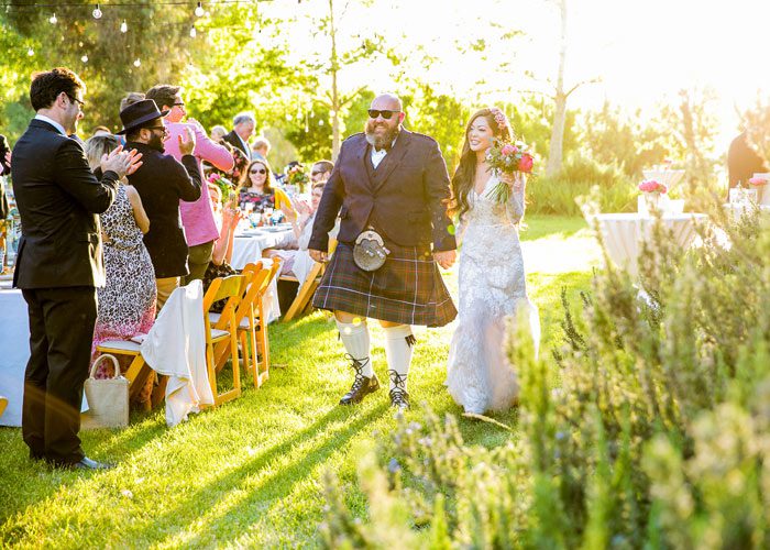 Organic farm wedding in paso robles