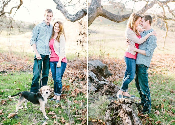 rustic portraits with dog