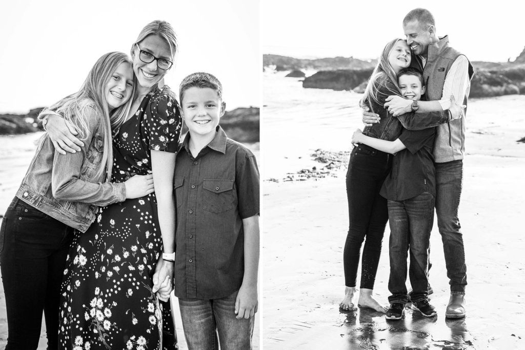 Beach family portraits in Cayucos.