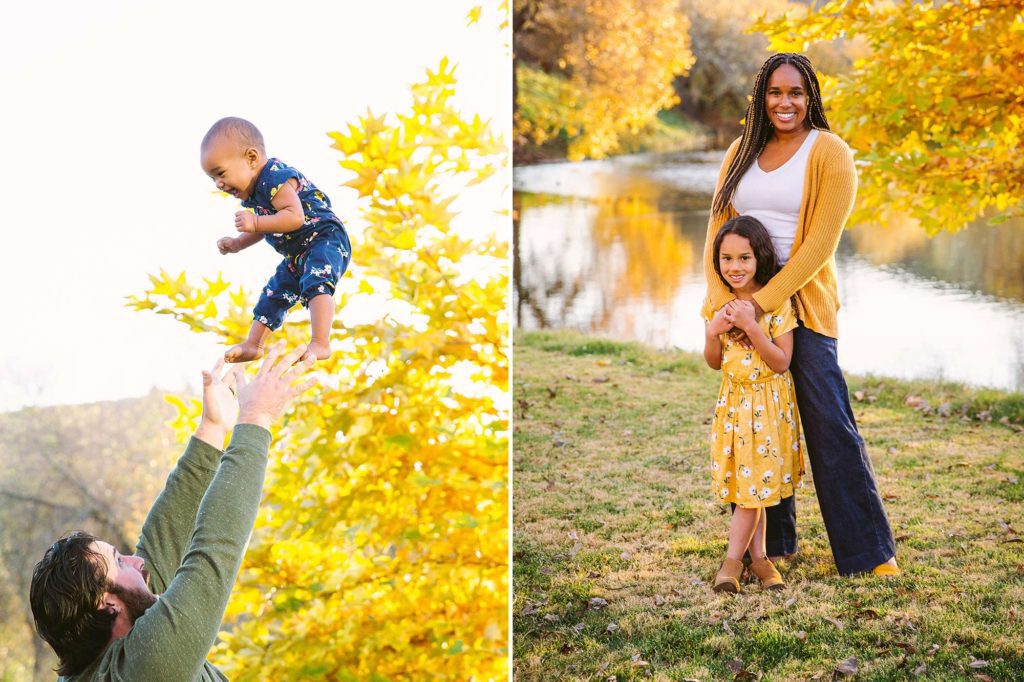 Outdoor family portraits taken at the Greengate Ranch in San Luis Obispo